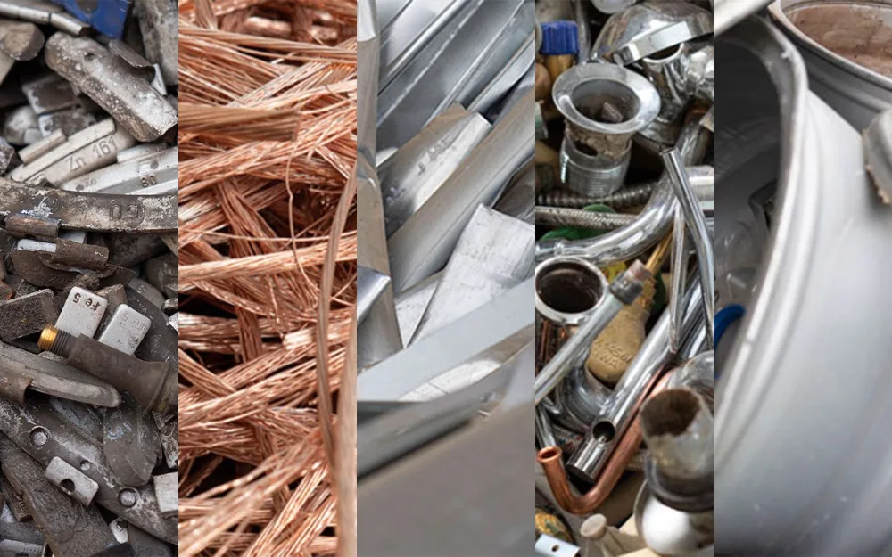 Kupfer, Aluminium, Messing und Edelstahl – Altmetall zum Ankauf